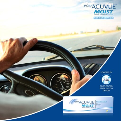 Acuvue 1-Day Moist For Astigmatism Daily Lenses