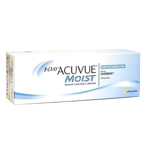 Acuvue 1-Day Moist For Astigmatism Daily Disposable Lenses