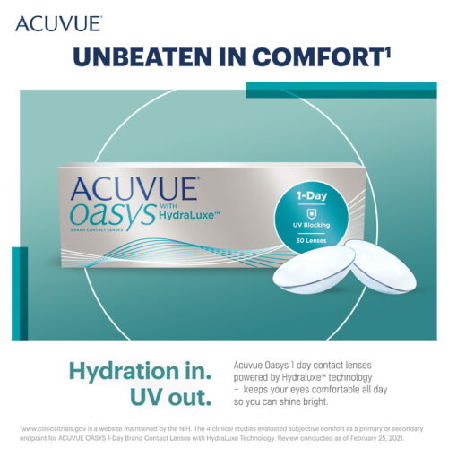 Acuvue 1Day Oasys Daily Disposable Lenses