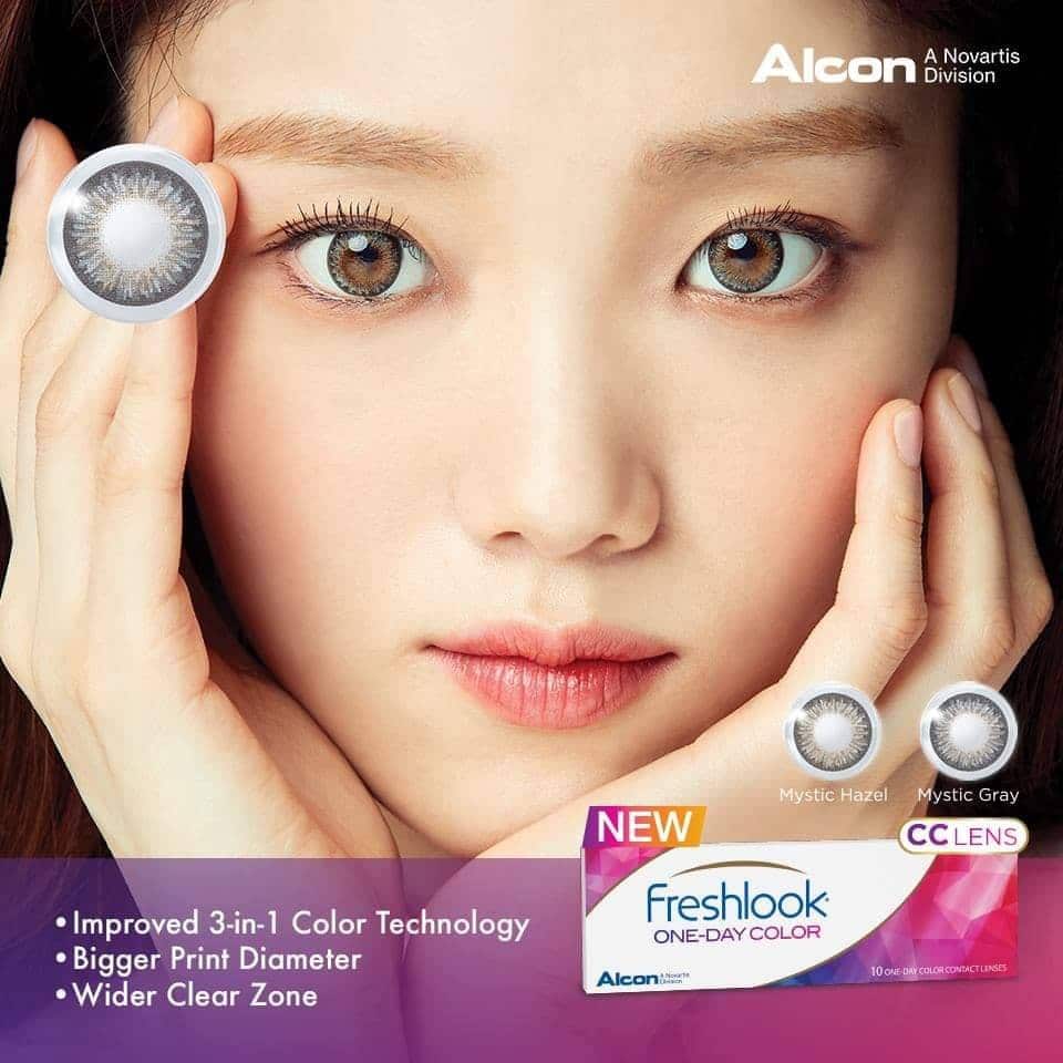 FreshLook ONEDAY COLOR MYSTIC GRAY coloured contact lenses