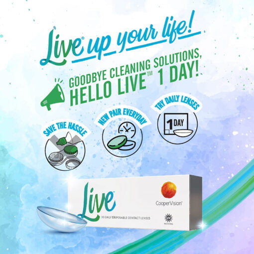 Coopervision Live 1-Day Lenses