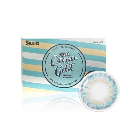 Olens Ocean Gold 3Con Monthly Colour Contact Lenses