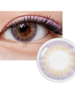 Olens Lavender Gold 3con Monthly Coloured Contact Lenses