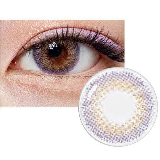 Olens Lavender Gold 3Con Monthly Coloured Contact Lenses