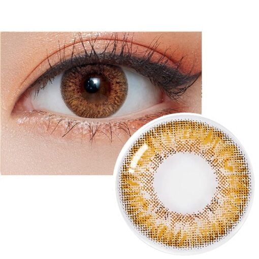 Olens 1Day Secriss 3Con Coral Brown Daily Coloured Contact Lenses