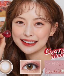 Olens Cherry Moon Brown Coloured Contact Lenses