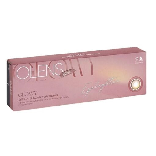 Olens 1Day Eyelighter Glowy Brown Daily Coloured Lenses