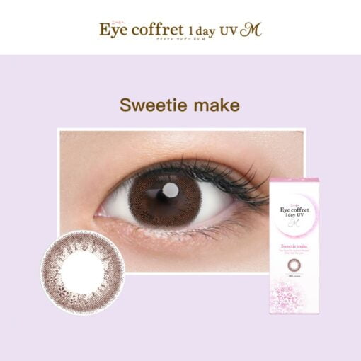 Seed Eye Coffret 1Day Uv Sweetie Make Colored Contact Lenses Made In Japan