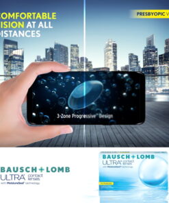 Bausch + Lomb Ultra For Presbyopia Monthly Disposable Lenses