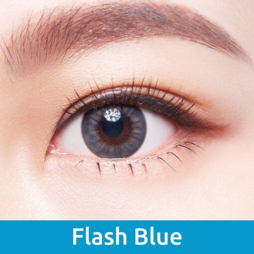 Miacare Monthly Flash Blue Monthly Coloured Contact Lenses