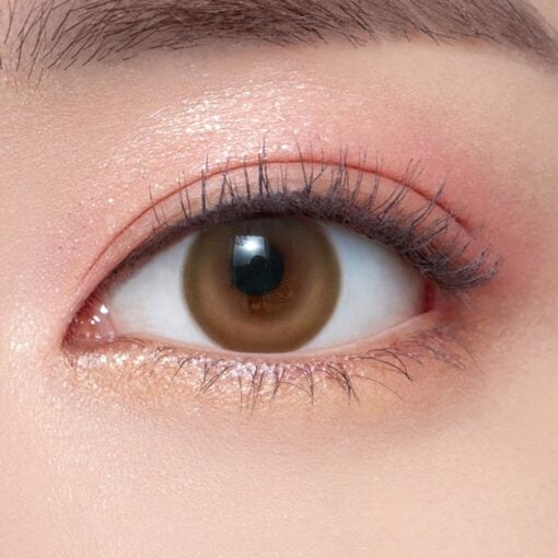 Olens Cherry Moon 1Day Brown Coloured Contact Lenses From Korea