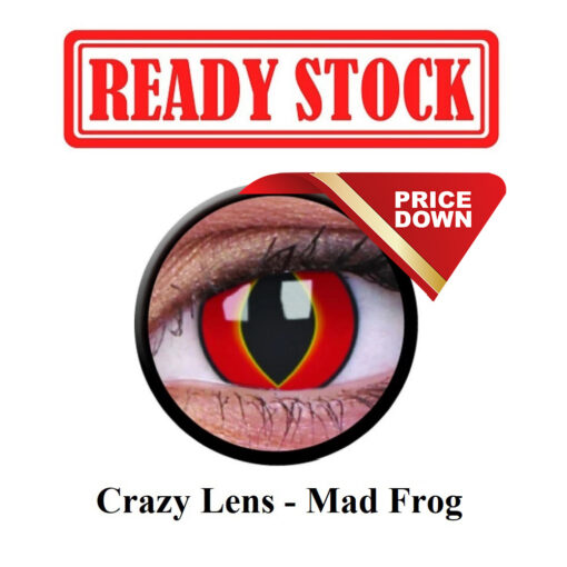 Crazy Lenses for Halloween mad frog