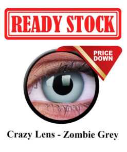 Crazy Lenses for Halloween zombie grey