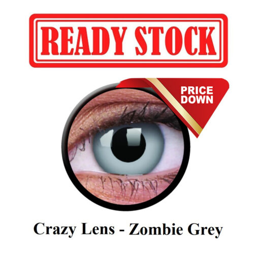 Crazy Lenses for Halloween zombie grey