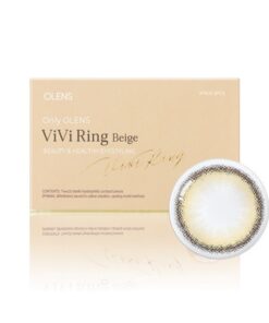 Olens Vivi Ring Beige Coloured Monthly Contact Lenses From Korea