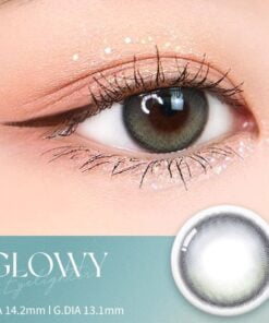 Olens Eyelighter Glowy Ash Gray Coloured Monthly Disposavle Lenses