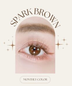 Seed Monthly Color Lens Spark Brown