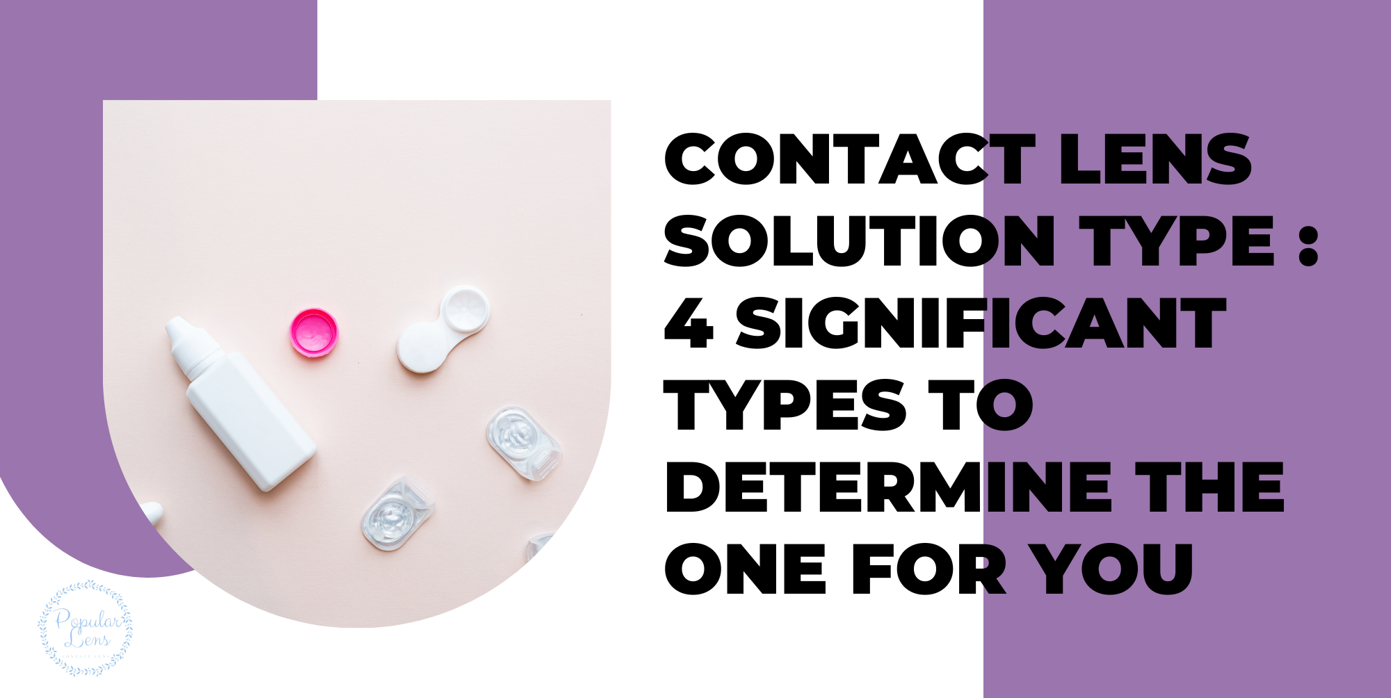 Contact Lens Solutions, Type, Care
