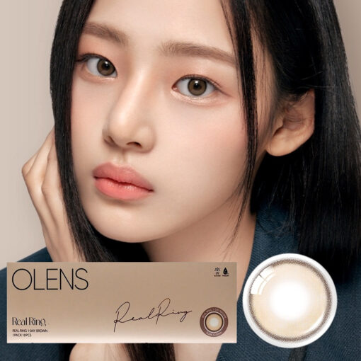 Olens 1Day Real Ring Brown Lenses