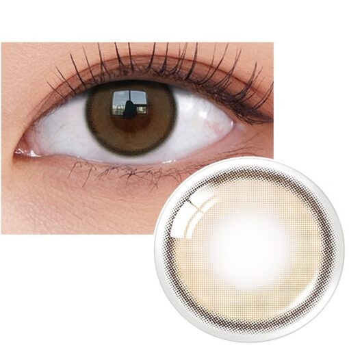 Olens 1Day Real Ring Brown Daily Coloured Contact Lenses